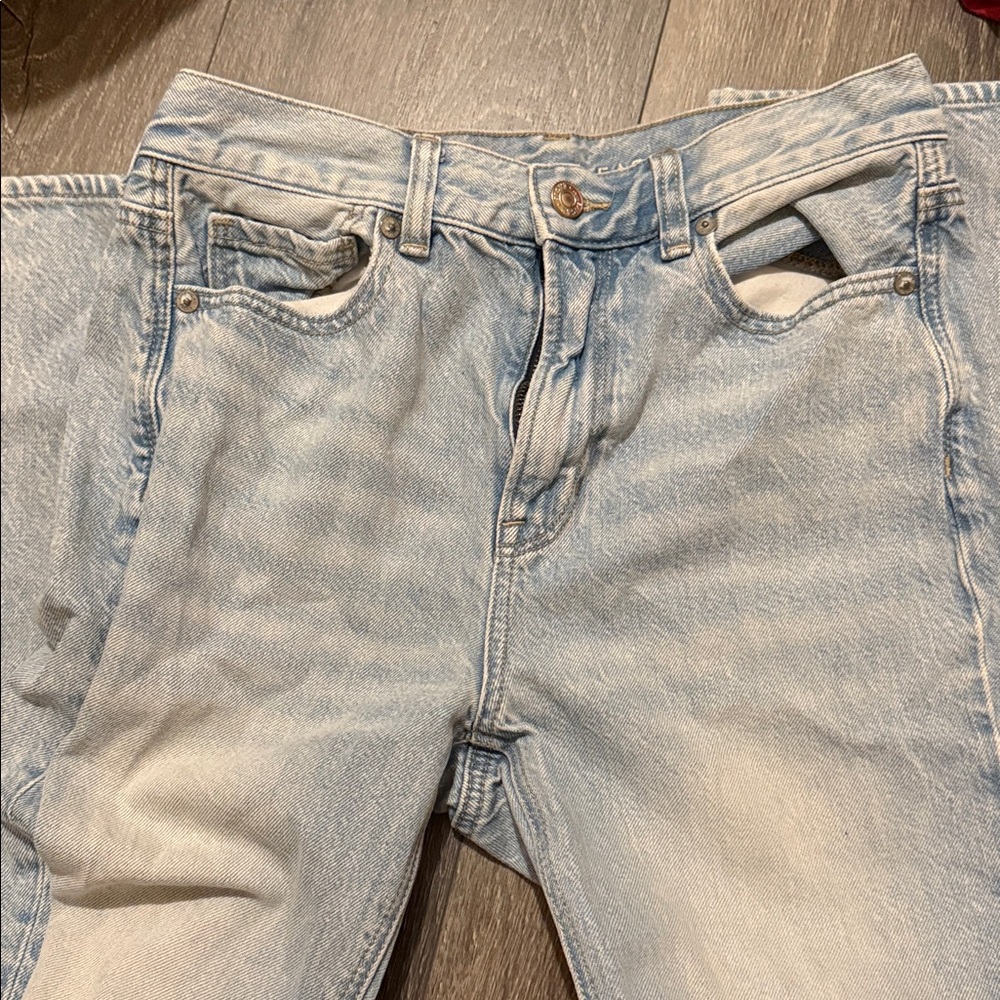 American Eagle Outfitters Light Wash Denim